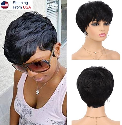 Short pixie wigs brazilian - short,